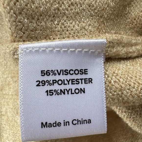 Evereve Beige Pullover Turtleneck Sweater - Picture 2 of 9